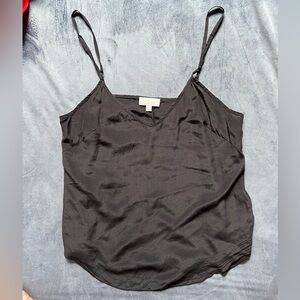 Aritzia Wilfred Black Silk Tank Size Small